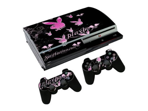 Vinyl стикер на корицата на системния контролер на PS3 Fat Playstation Pink Playboy