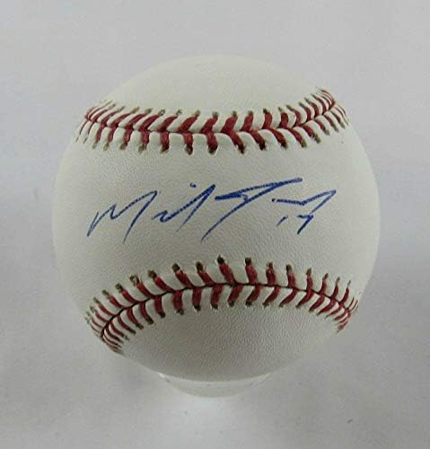 Майк Джейкъбс Подписа Автограф Rawlings Baseball B111 - Бейзболни Топки С Автографи