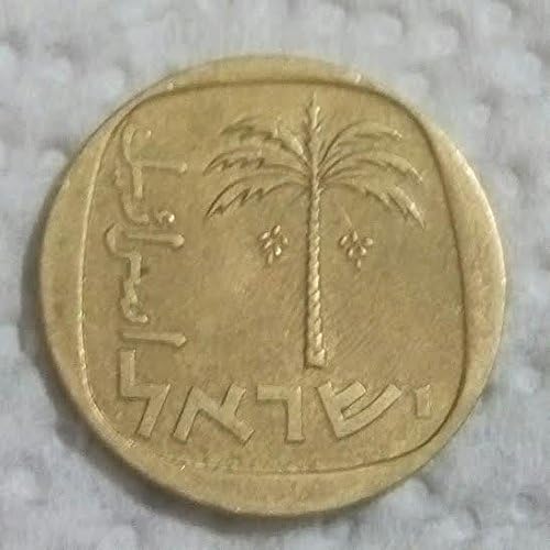 Лот 20 Израелски Събират монети 10 Агорот Стари Редки пари на Израел Агора 1960-1984