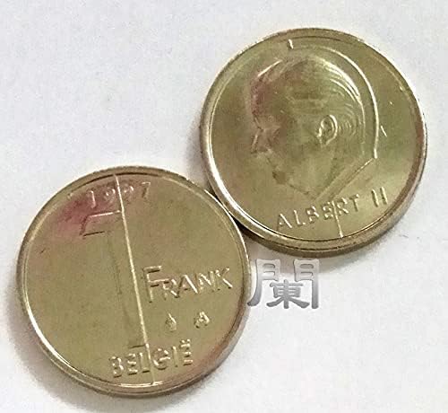Европейската монета Белгийската Монета 1 Франк Холандската версия