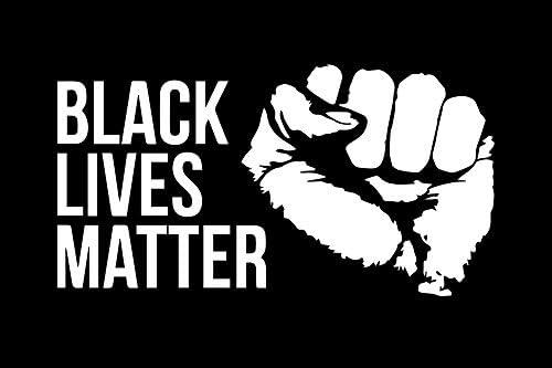 Специални Плакати, Банер Black Lives Matter - Лъскав Плакат BLM - Голям 24x16 инча