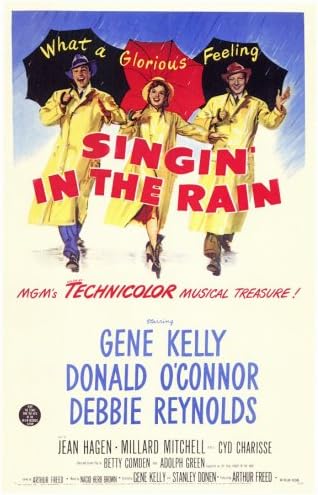 Графики на поп културата Пеенето под дъжда (1952) - 11 x 17 - Стил D