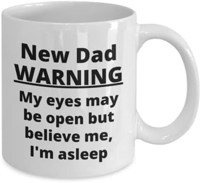 Забавни чаши за Нови Бащи, Нови Подаръци за Нови родители, Нов татко, Предупреждение, очите Ми могат да бъдат