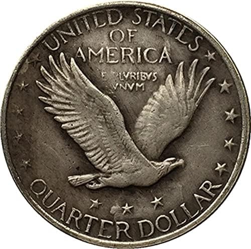 Възпоменателна Монета Криптовалюта Любима Монета 1927 Американски Орел Свобода сребърно покритие Масивна Монета