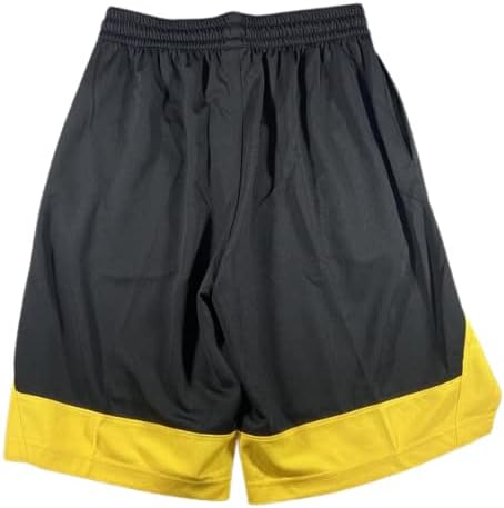 Мъжки баскетболни шорти Nike Dri-Fit Icon, Черен / Жълт Размер Small