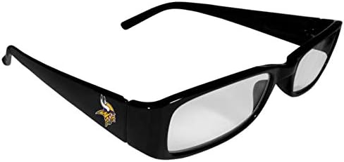 Очила за четене Siskiyou Sports NFL Minnesota Vikings Унисекс с принтом, 2,25, Черни, Един размер