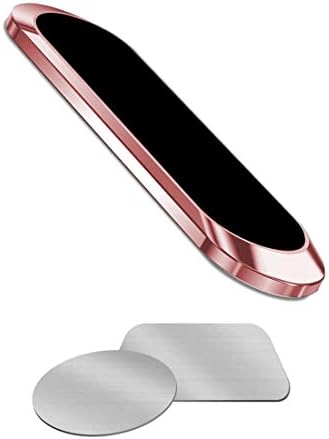 За определяне на Магнитни телефон, Държач за мобилен телефон YmhxcY Mini Strip На Универсална Арматурното табло Магнитен Кола за Мобилни телефони с 6 Магнити (Розов)