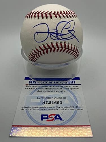 Дъг Крик Кардиналс Джайентс Рэйс Подписа Автограф Официален Представител на MLB Бейзбол PSA DNA - Бейзболни