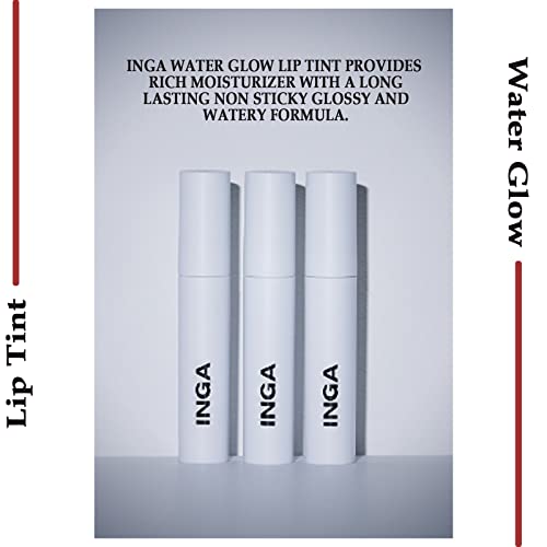 Тинт за устни на DIMITAR Water Glow Лъскав и блестящ | Без черупките | Устойчив (Потапяне)