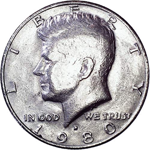 1980 D Кенеди Полдоллара 50 цента е Много Добре