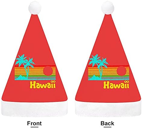 Ретро реколта Хавайски Коледна шапка на 80-те години за cosplay на коледна празнична парти