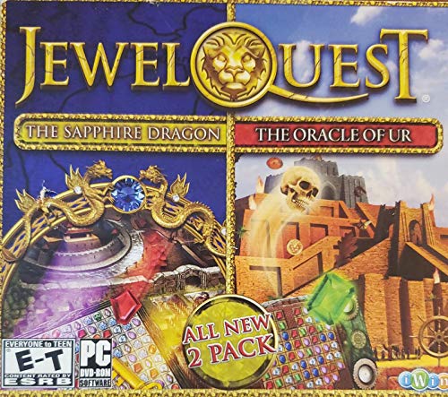 Игри набор от Jewel Quest 2 син сапфир dragon + Оракул Наздраве (компютърна видео игра)