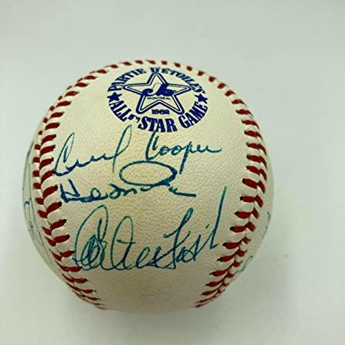 1982 Бейзбол екип на All Star Game Подписа договор с Джордж Брет международна експанзия Фиском Yount JSA COA
