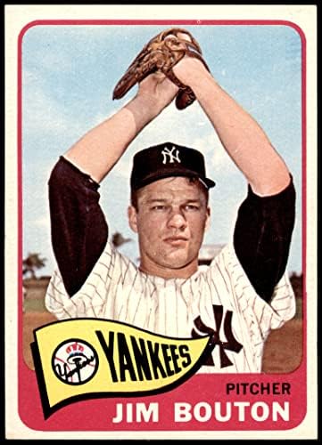 1965 Topps 30 Джим Пъпка на Ню Йорк Янкис (Бейзболна картичка) EX/MT йорк Янкис