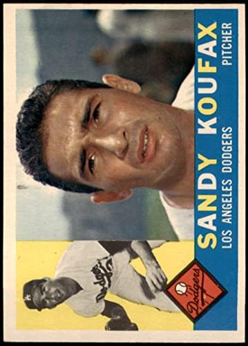 1960 Topps 343 Санди Куфакс Лос Анджелис Доджърс (Бейзбол карта) БИВШ Доджърс