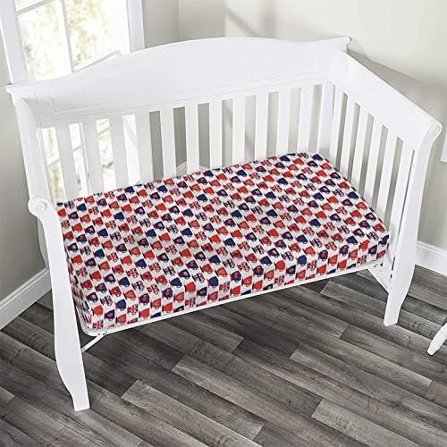 Декоративна Чаршаф за легло, Универсални кърпи за бебета и деца от Микрофибър London Fitted, 28 x 52 x 8, Комплект