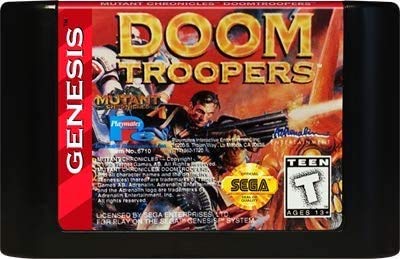 Doom Рейнджъри: Хрониките на мутанти (Sega Genesis / Megadrive) Касета за възпроизвеждане на видео игри
