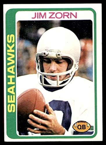1978 Topps 383 Джим Zorn Seattle Seahawks (Футболна карта) VG/БИВШ Seahawks Кал-Поли
