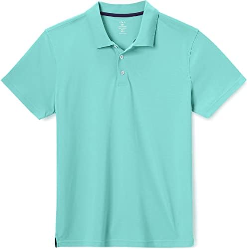 Мъжки Ризи Поло TSLA С Къс ръкав, бързо съхнещи Риза За голф Regular fit, Обикновена Тениска Sports Performance