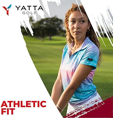 Жена топка за голф YATTA GOLF - Женски ризи от Премиум-клас, устойчиви на бръчки, влагоотводящие и с V-образно