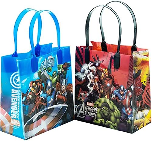 PLM 12 бр., Raider Marvel, Подаръчни Торбички за подаръци за Рожден Ден, Вечерни Аксесоари, червен Син черен
