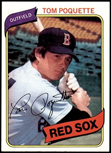1980 Topps 597 ЧЕРВЕНО Е Покетт на Бостън Ред Сокс (Бейзболна картичка) (Име отпечатва с червени букви в)