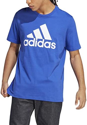 тениска adidas Men ' s Essentials от Одинарного Джърси с Голяма лого
