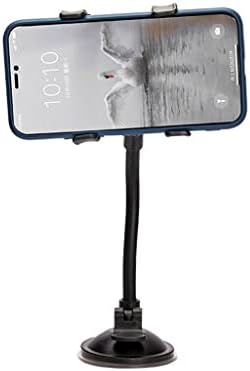 XIEZI Универсален кола за телефон на предното стъкло, Зъбчета, Поставка, планина, въртящи се на 360 Градуса силиконови Гелевый мат, кола за GPS-на дисплея (Цвят: черен разм