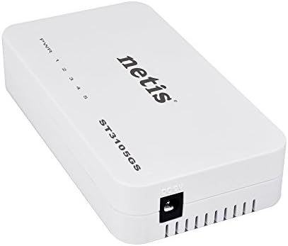 5-портов Gigabit ethernet Unmanaged компютъра преминете Netis ST3105GS, осигуряващ икономия на енергия и интелигентно