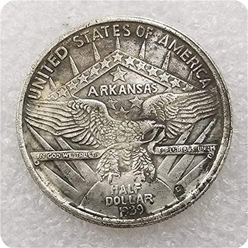 Старинни Занаяти Американски САЩ 1939-те години на Чуждестранна Възпоменателна Монета Сребърен Долар Монета