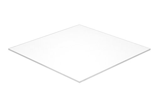 Falken Design WT3015-3-8/1212 Акрил Бял лист, Непрозрачен, 12 x 12, с дебелина 3/8